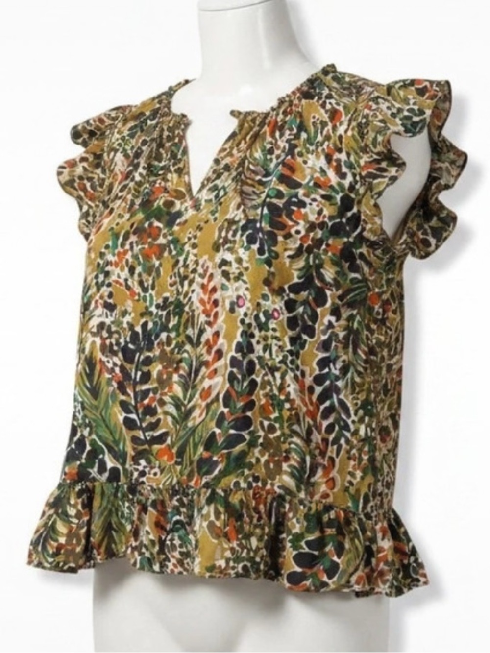 Isabel marant‎ Étoile layona floral flutter eclectic blouse